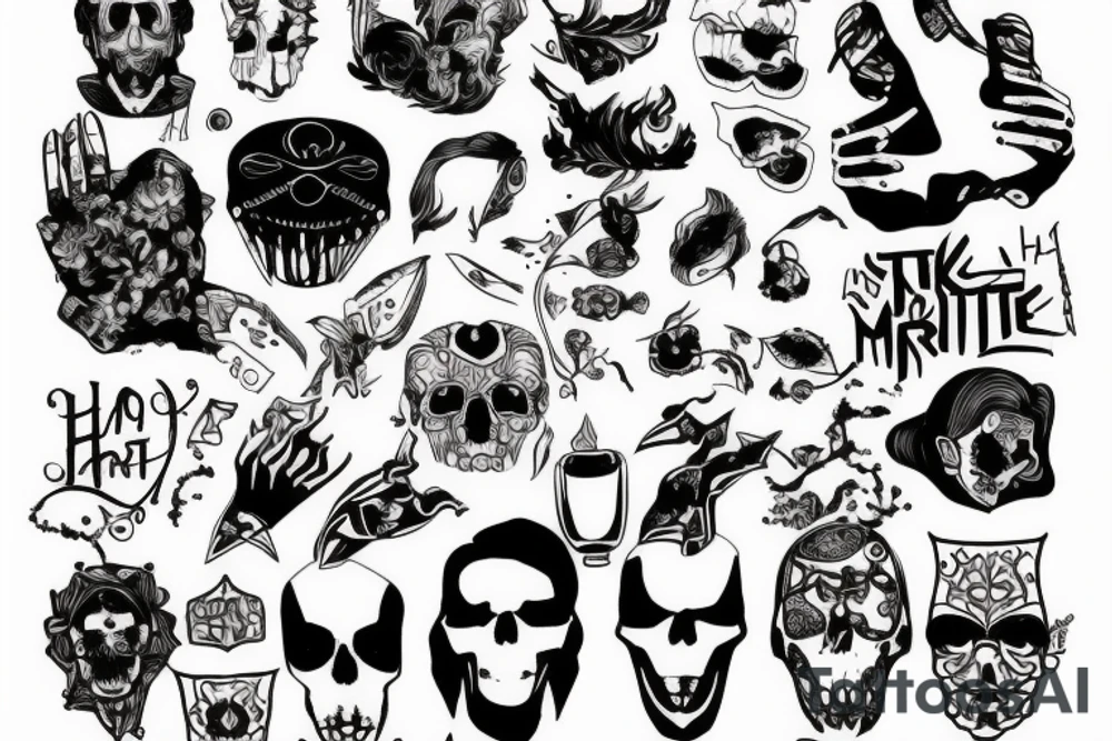 Pretty hate machine tattoo idea