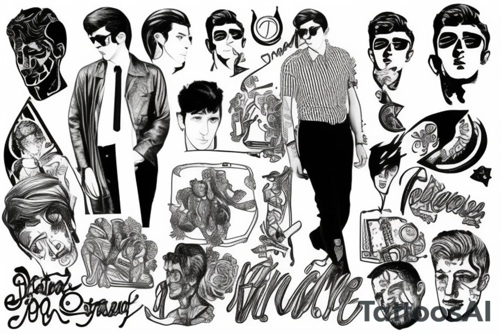 Alex Turner tattoo idea