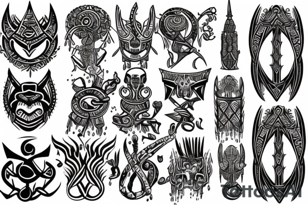 Trident tattoo idea