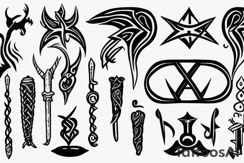 Trident tattoo idea