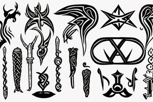 Trident tattoo idea