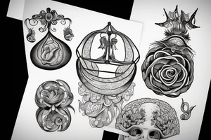 Libra scale tattoo idea
