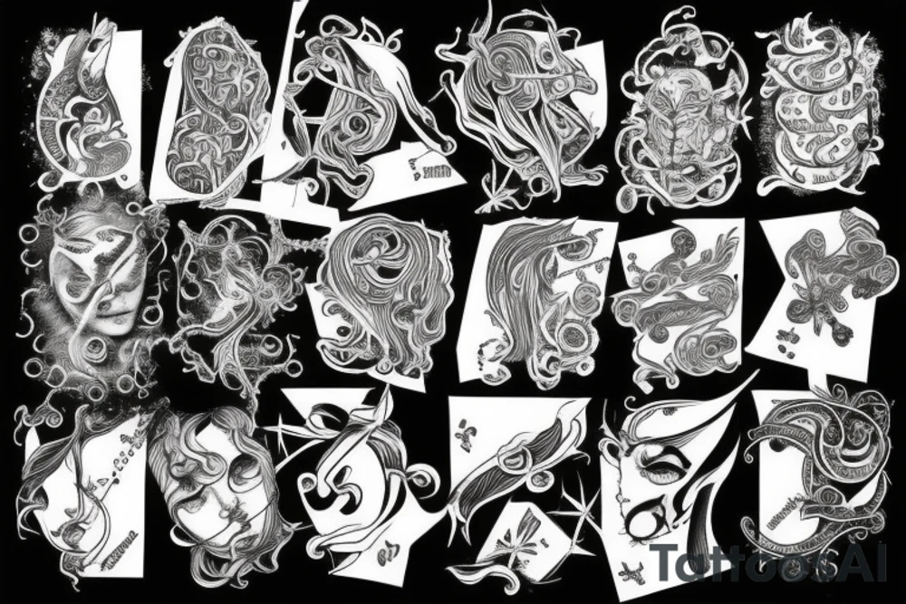 Libra scale tattoo idea