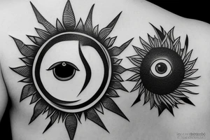Horus eye tattoo idea
