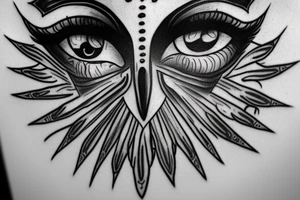 Horus eye tattoo idea