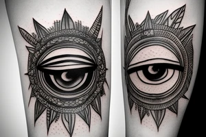 Horus eye tattoo idea