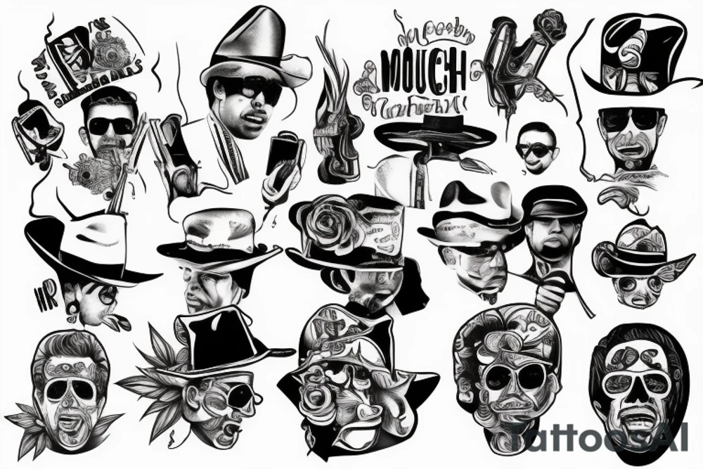 the word "muchachos" tattoo idea