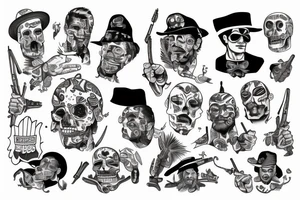 the word "muchachos" tattoo idea