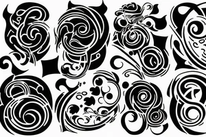 endless music tattoo idea