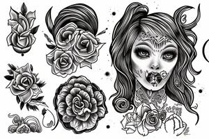 Luna and laylah tattoo idea