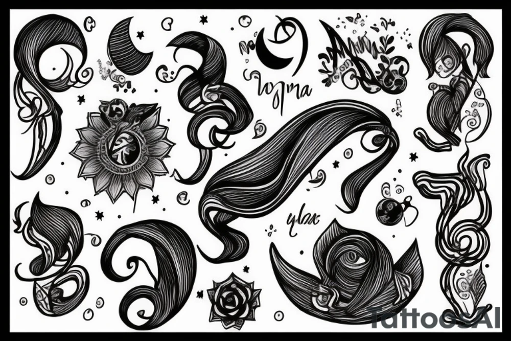 Luna name tattoo idea