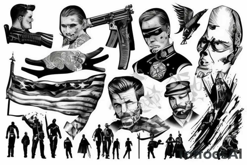 civil war in russia tattoo idea