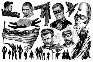 civil war in russia tattoo idea