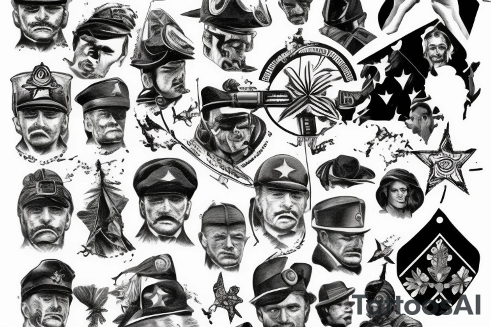 civil war in russia tattoo idea