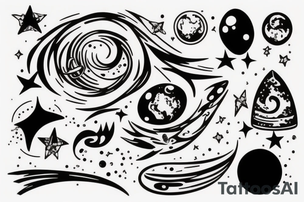 Space tattoo idea