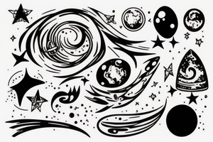 Space tattoo idea