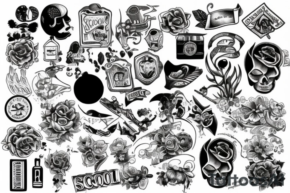 scool tattoo idea