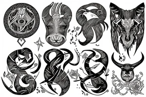 capricorn tattoo idea