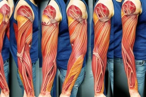 Realistic anatomy tattoo idea