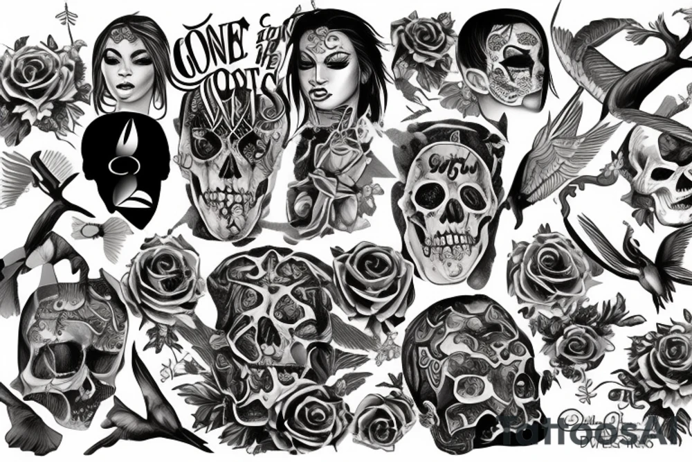 Gone with the spirits tattoo idea