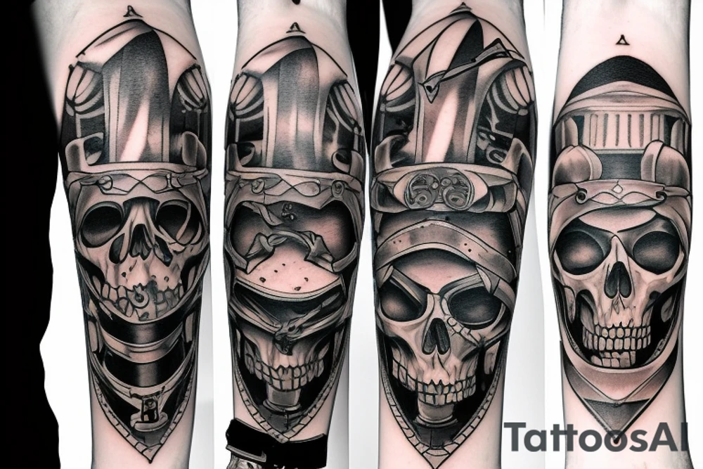 Love death robors tattoo idea