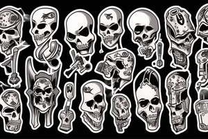 Love death robors tattoo idea