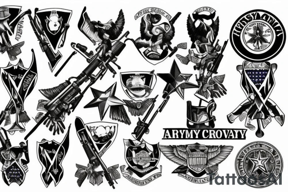 US Army 1st Cavalry tattoo idea