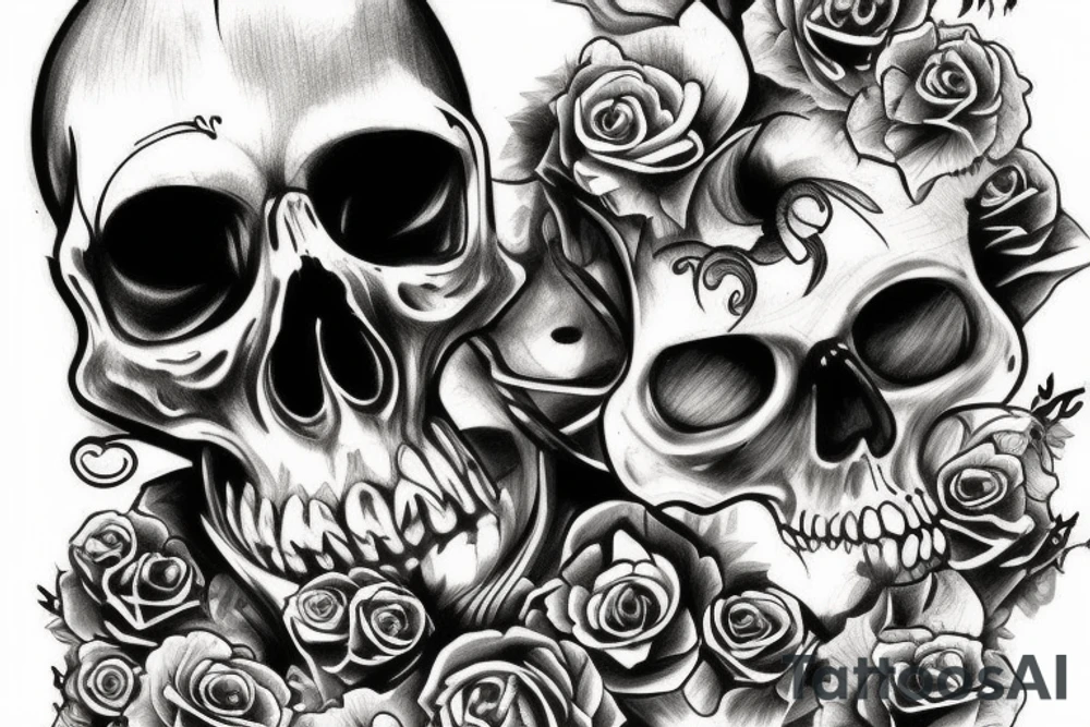 scull tattoo idea