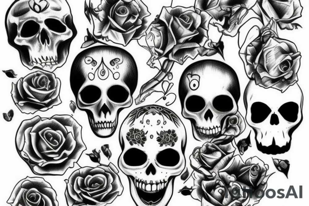 scull tattoo idea