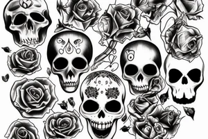 scull tattoo idea
