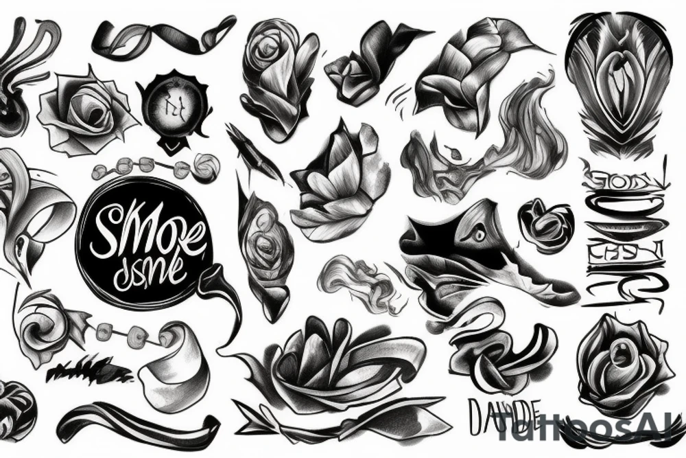 smoke tattoo idea