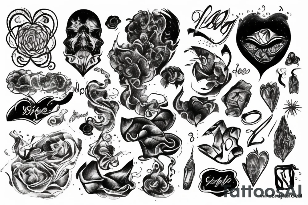 smoke tattoo idea