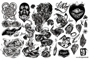smoke tattoo idea