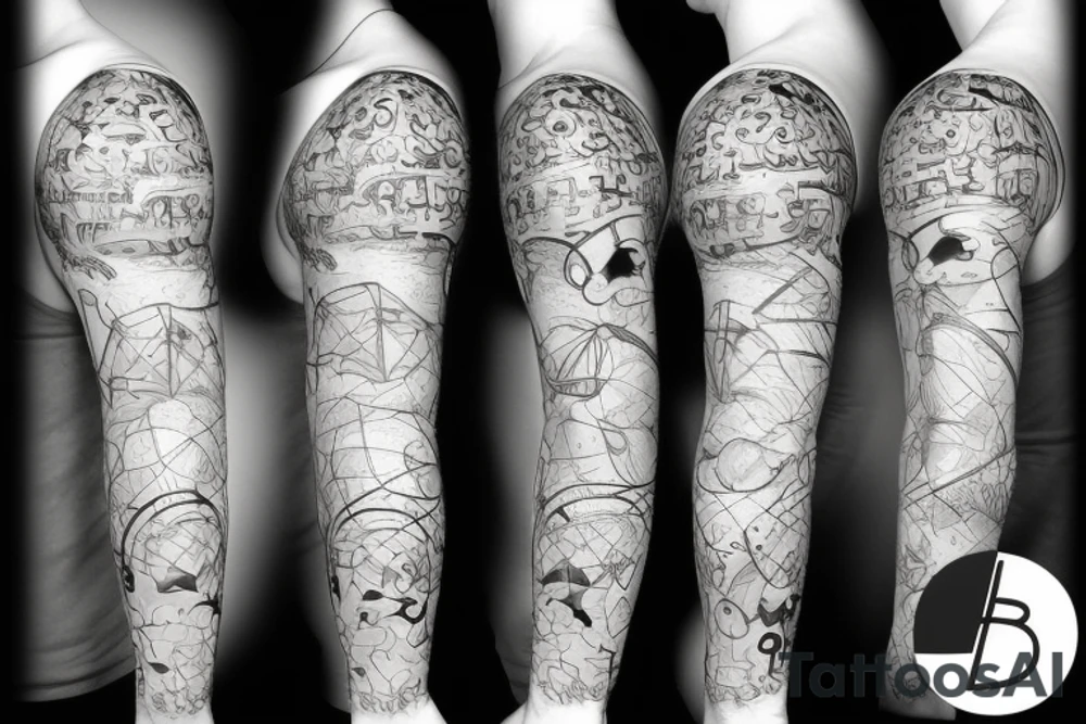3d ball tattoo idea