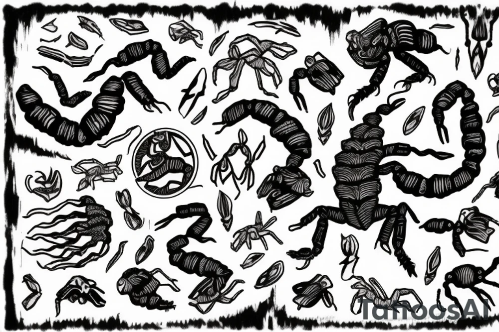 Scorpion tattoo idea
