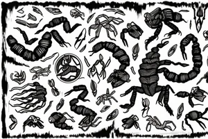 Scorpion tattoo idea