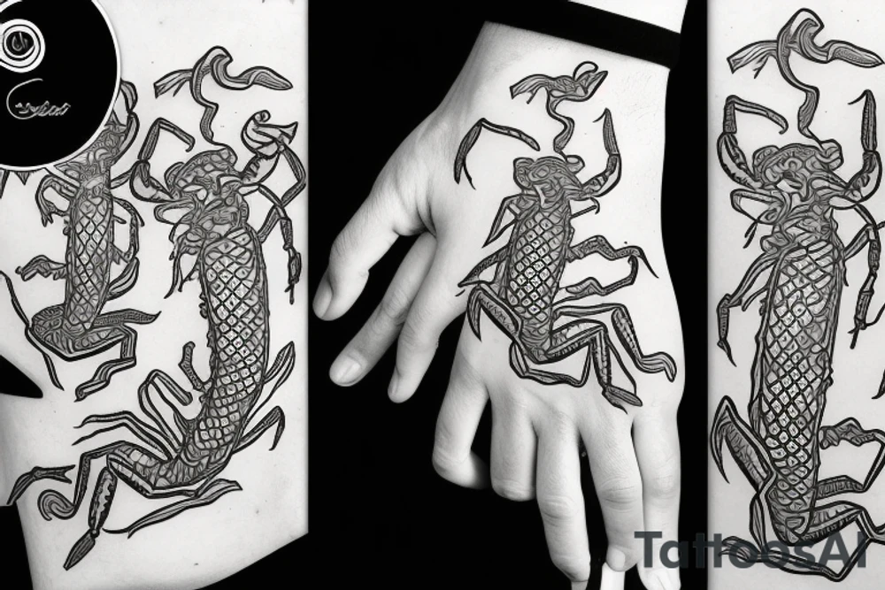 Scorpion tattoo idea