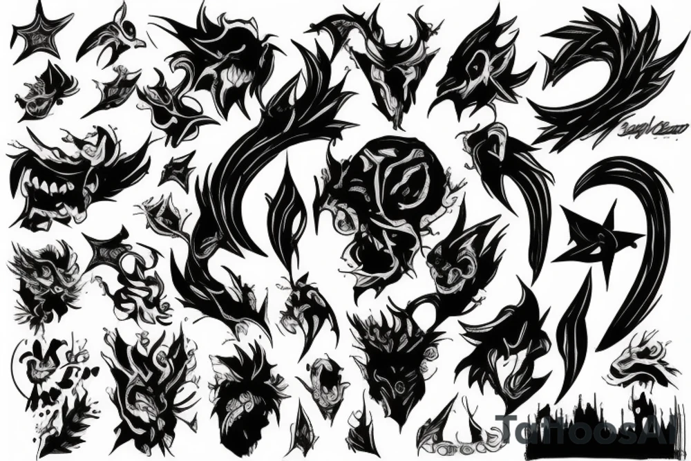 Unreleased rage tattoo idea