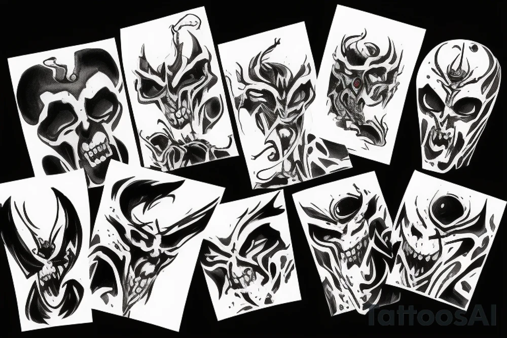 Shadow fiend tattoo idea