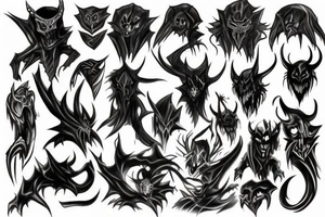 Shadow fiend tattoo idea