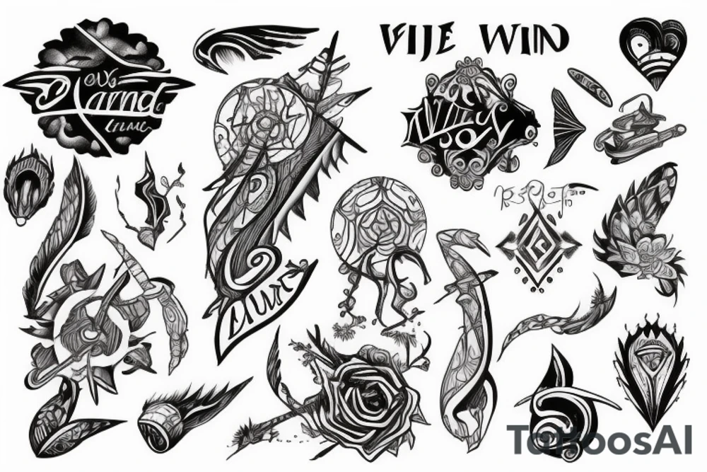 The name of the wind tattoo idea