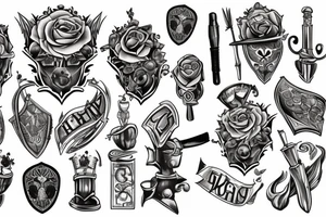 Knight tattoo idea