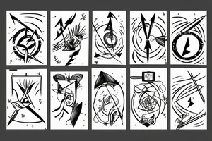 arrow with a time of birth above the arrow tattoo idea
