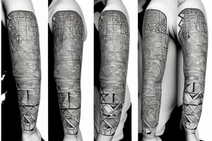 Treasure map tattoo idea