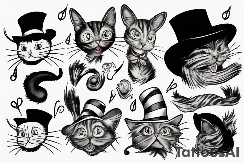 cat in the hat tattoo idea