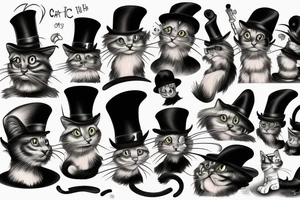 cat in the hat tattoo idea