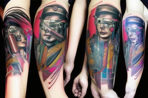 cyberpunk tattoo idea
