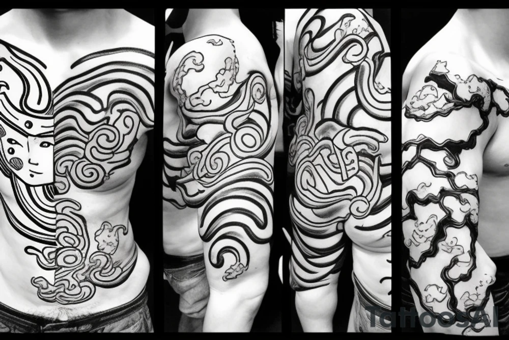 Naruto with shenron tattoo idea