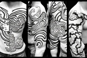 Naruto with shenron tattoo idea