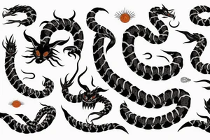 Kyuubi with shenron tattoo idea